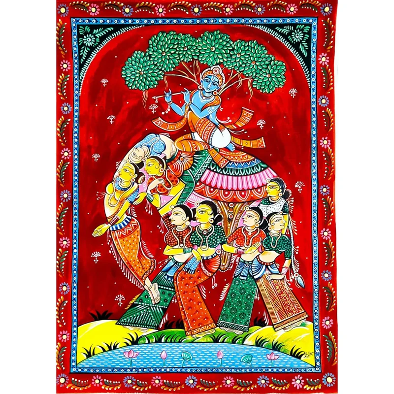 Patt Chitra — original watercolour on paper by Shweta Jain Maheshwari